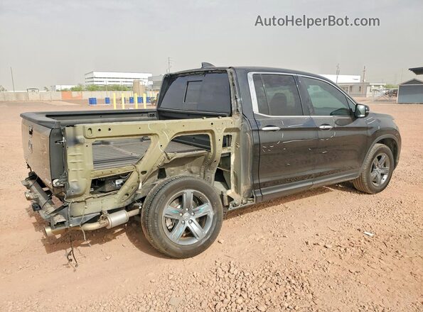 5FPYK3F76MB017189 2021 HONDA RIDGELINE Черный Задняя правая четверть