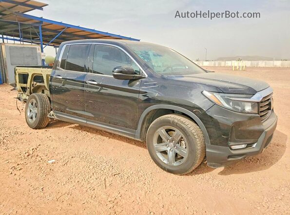 5FPYK3F76MB017189 2021 HONDA RIDGELINE Черный Передняя правая четверть