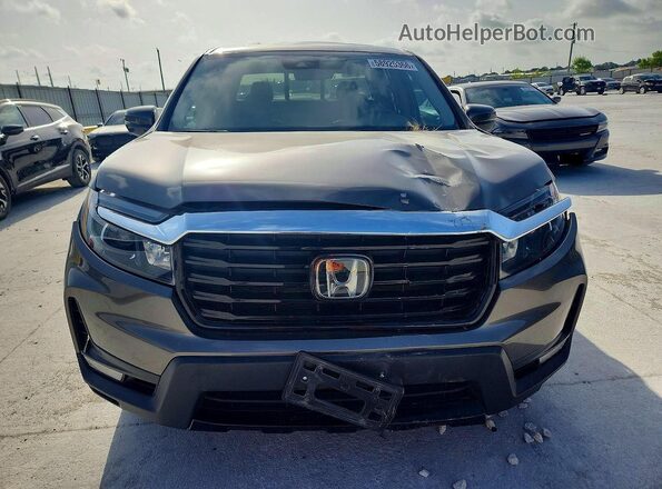 5FPYK3F77MB023812 2021 HONDA RIDGELINE Gray Դիմացի տեսք