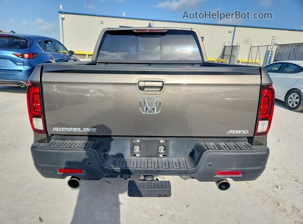 5FPYK3F77MB023812 2021 HONDA RIDGELINE Gray Հետևի տեսք