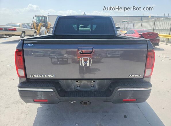 5FPYK3F78HB029253 2017 HONDA RIDGELINE Gray Вид ззаду