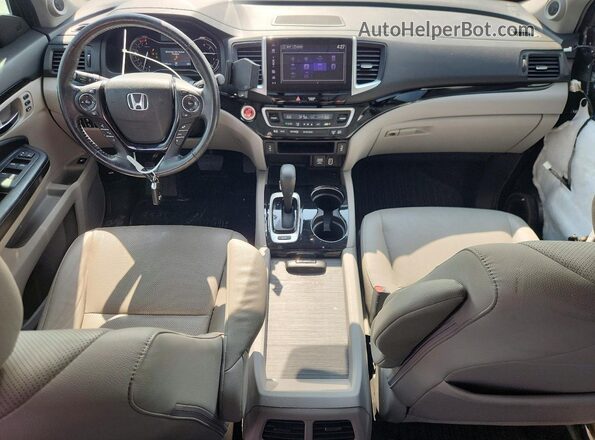 5FPYK3F78KB033973 2019 HONDA RIDGELINE Gray წინა პანელის ხედი
