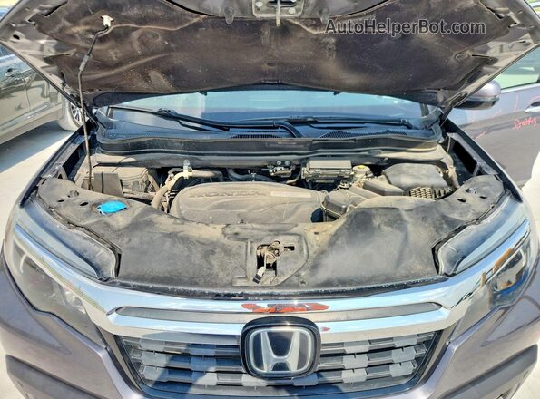 5FPYK3F78KB033973 2019 HONDA RIDGELINE Gray უკანა სალონის ხედი
