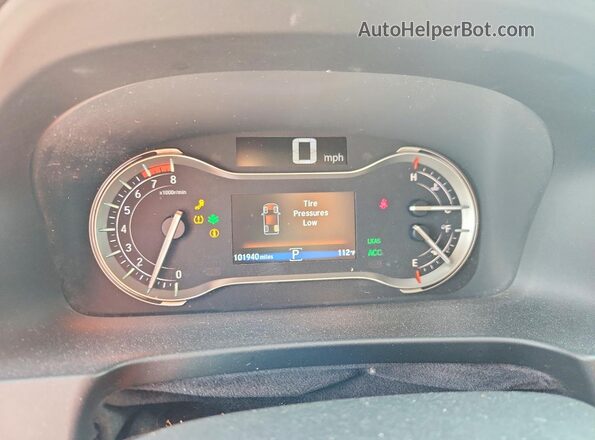 5FPYK3F78KB033973 2019 HONDA RIDGELINE Gray ხელსაწყოთა პანელის ხედი