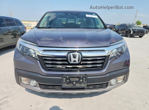 5FPYK3F78KB033973 2019 HONDA RIDGELINE Gray წინა ხედი