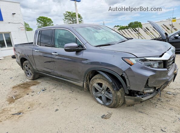 5FPYK3F78PB043412 2023 HONDA RIDGELINE Gray Front right
