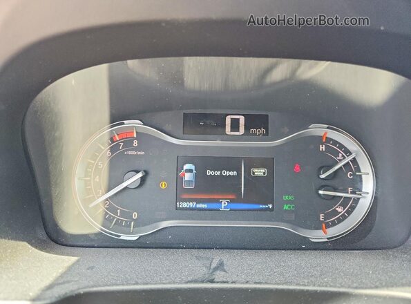 5FPYK3F79HB003275 2017 HONDA RIDGELINE Gray ხელსაწყოთა პანელის ხედი
