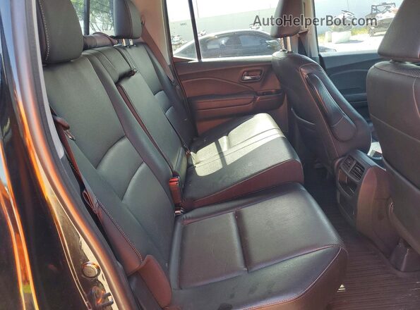 5FPYK3F79NB004051 2022 HONDA RIDGELINE Черный Вид задних сидений