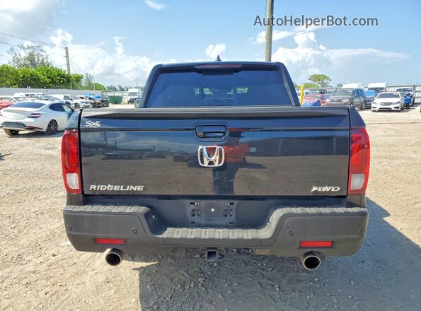 5FPYK3F79NB004051 2022 HONDA RIDGELINE Черный Вид сзади