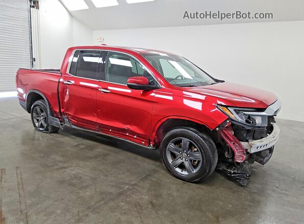 5FPYK3F79PB007597 2023 HONDA RIDGELINE Red Delantero derecho