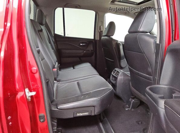 5FPYK3F79PB007597 2023 HONDA RIDGELINE Red Vista de los asientos traseros