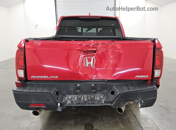 5FPYK3F79PB007597 2023 HONDA RIDGELINE Red 