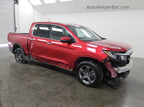 5FPYK3F79PB007597 2023 HONDA RIDGELINE Red 