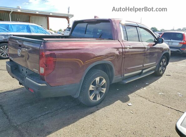 5FPYK3F7XHB012308 2017 HONDA RIDGELINE Burgundy უკანა მარჯვენა
