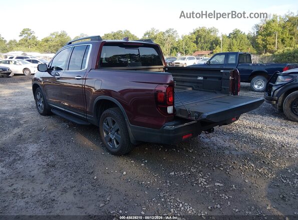 5FPYK3F7XLB005982 2020 HONDA RIDGELINE Burgundy უკანა მარცხენა