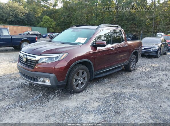 5FPYK3F7XLB005982 2020 HONDA RIDGELINE Burgundy წინა ხედი