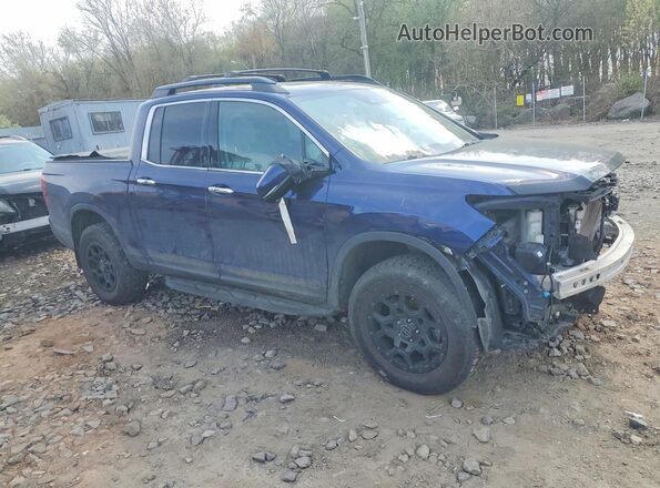 5FPYK3F7XMB023190 2021 HONDA RIDGELINE Синий Передняя правая четверть