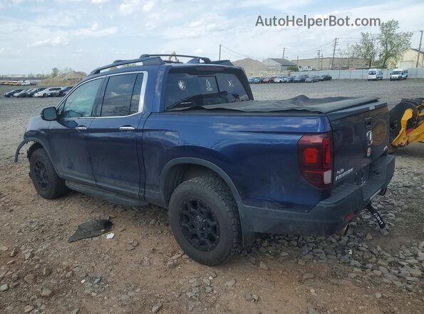 5FPYK3F7XMB023190 2021 HONDA RIDGELINE Синий Задняя левая четверть