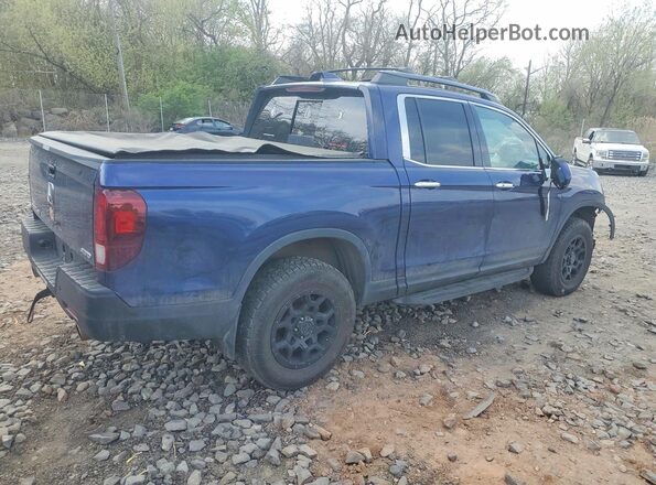 5FPYK3F7XMB023190 2021 HONDA RIDGELINE Синий Задняя правая четверть