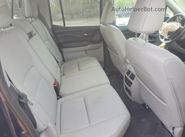 5FPYK3F7XMB023190 2021 HONDA RIDGELINE Синий Вид задних сидений