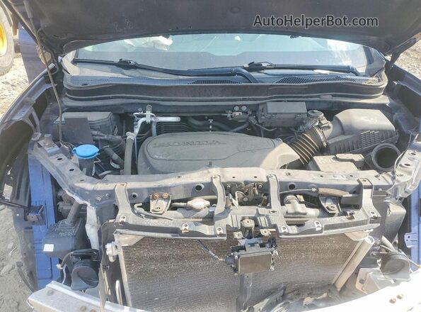 5FPYK3F7XMB023190 2021 HONDA RIDGELINE Синий Вид задней части салона