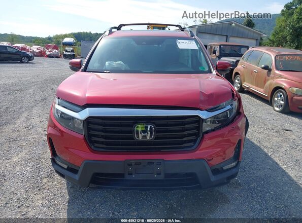 5FPYK3F7XPB000853 2023 HONDA RIDGELINE Red ხელსაწყოთა პანელის ხედი