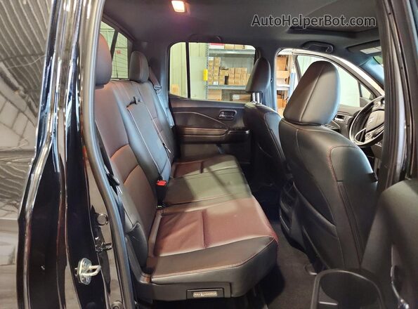 5FPYK3F80KB022264 2019 HONDA RIDGELINE Black უკანა სავარძლების ხედი