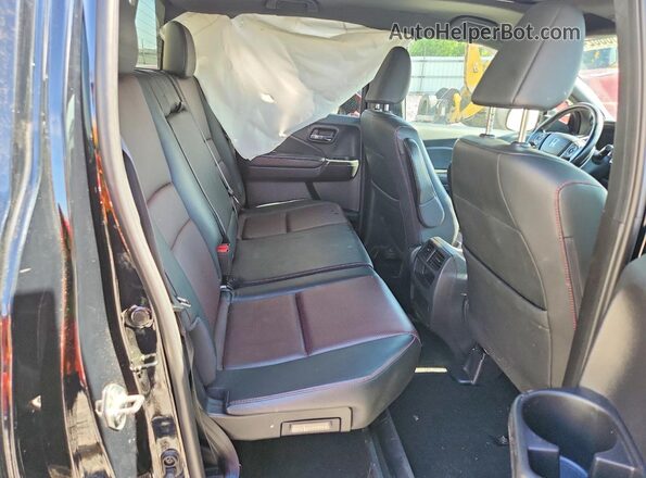 5FPYK3F80KB040165 2019 HONDA RIDGELINE Black Rear seats view