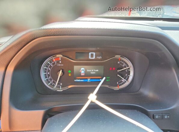 5FPYK3F80KB040165 2019 HONDA RIDGELINE Black Instrument cluster view