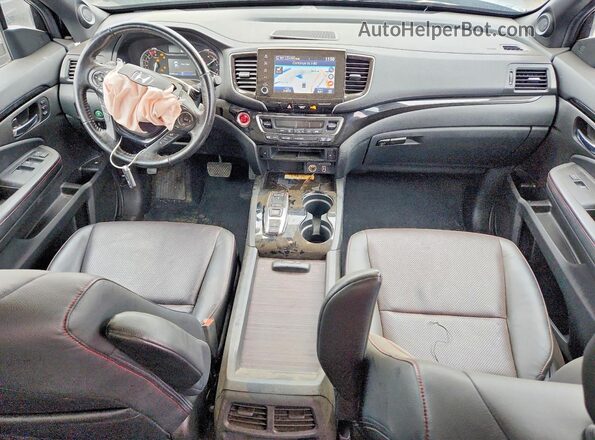 5FPYK3F83NB036146 2022 HONDA RIDGELINE Black Առջևի վահանակի տեսք