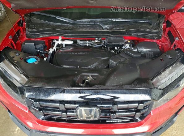 5FPYK3F83RB032734 2024 HONDA RIDGELINE Red Rear interior view