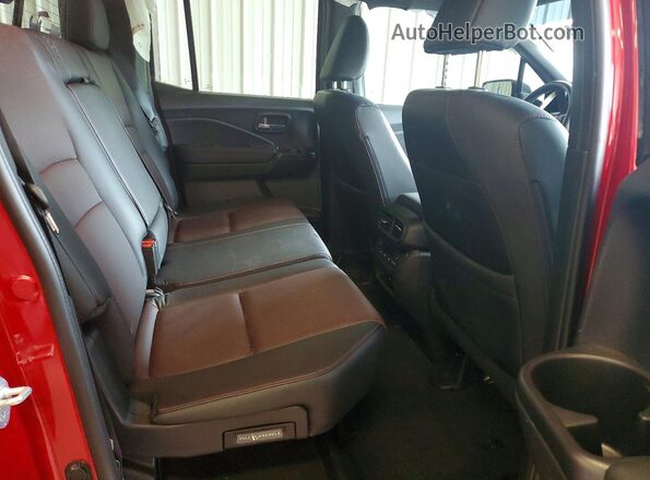 5FPYK3F83RB032734 2024 HONDA RIDGELINE Red Rear seats view