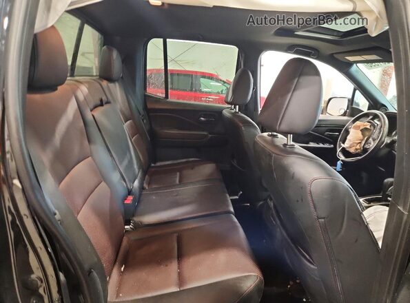 5FPYK3F84HB007176 2017 HONDA RIDGELINE Black Вид задніх сидінь