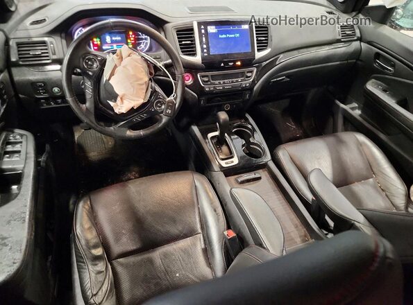 5FPYK3F84HB007176 2017 HONDA RIDGELINE Black Вид панелі приладів