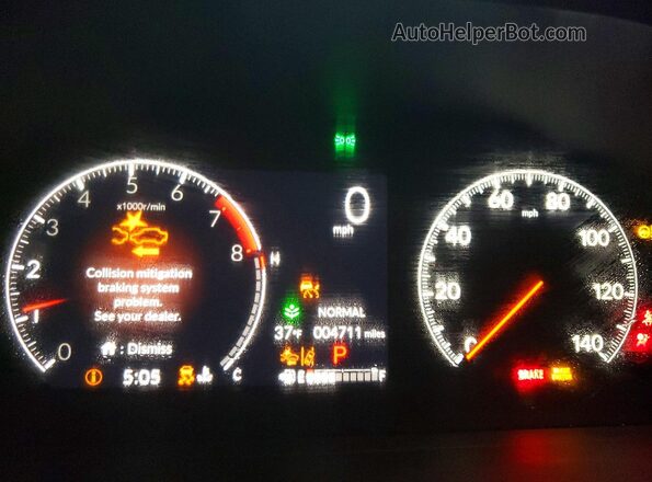 5FPYK3F84SB028424 2025 HONDA RIDGELINE Blue Widok zestawu wskaźników