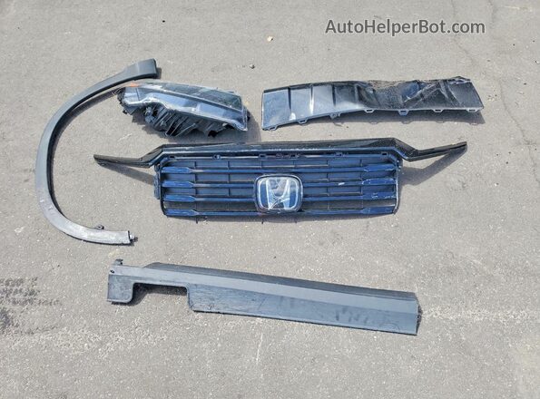 5FPYK3F85PB054442 2023 HONDA RIDGELINE Silver Engine compartment view