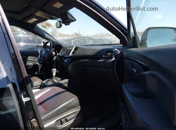 5FPYK3F88JB011897 2018 HONDA RIDGELINE Black წინა სალონის ხედი