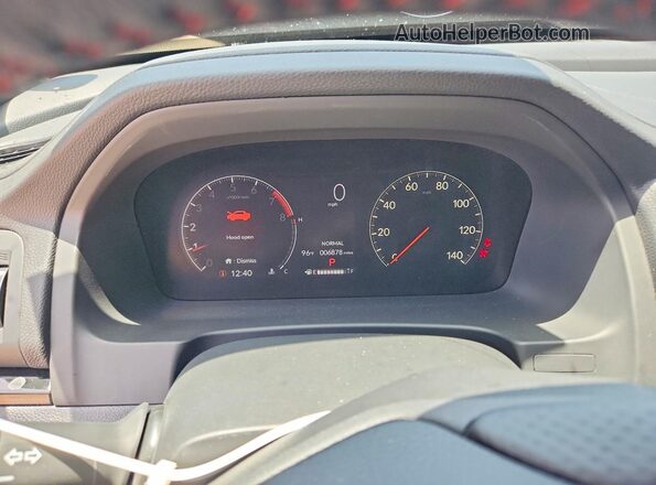 5FPYK3F8XRB015977 2024 HONDA RIDGELINE Черный Вид щитка приборов