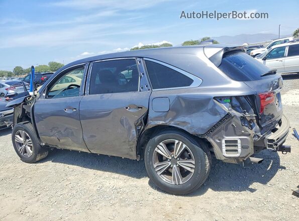 5FRYD3H33HB005924 2017 ACURA MDX Gray Задня ліва чверть