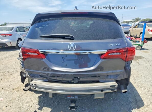5FRYD3H33HB005924 2017 ACURA MDX Gray Вид ззаду
