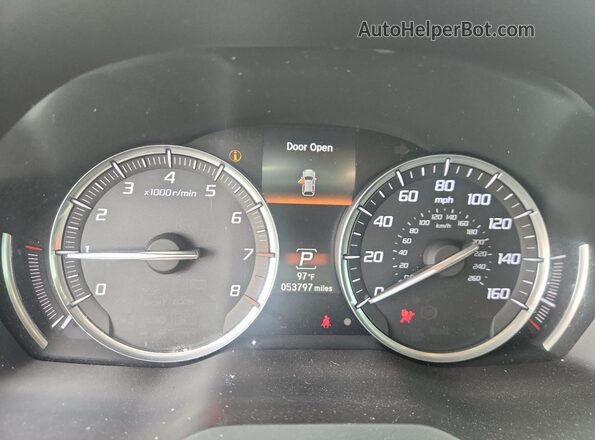 5FRYD3H37HB000239 2017 ACURA MDX Серебряный Вид щитка приборов