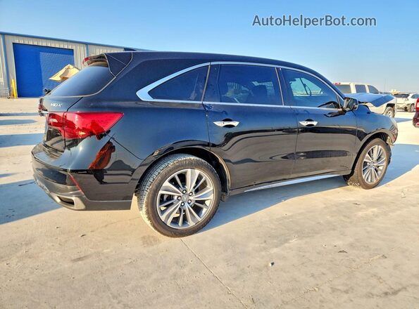 5FRYD3H50HB003176 2017 ACURA MDX Черный Задняя правая четверть