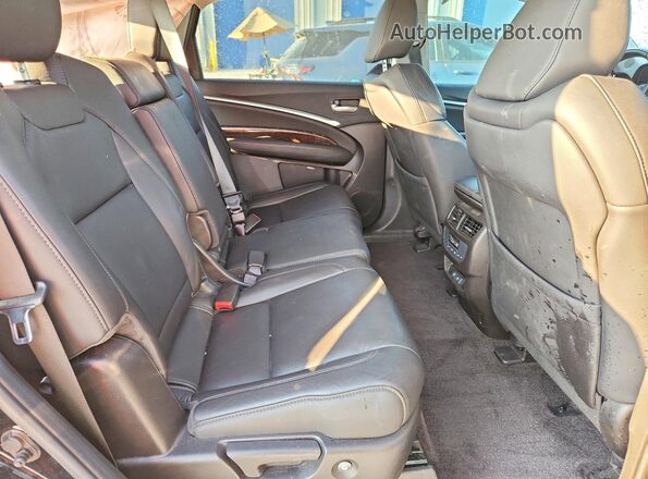 5FRYD3H50HB003176 2017 ACURA MDX Черный Вид задних сидений
