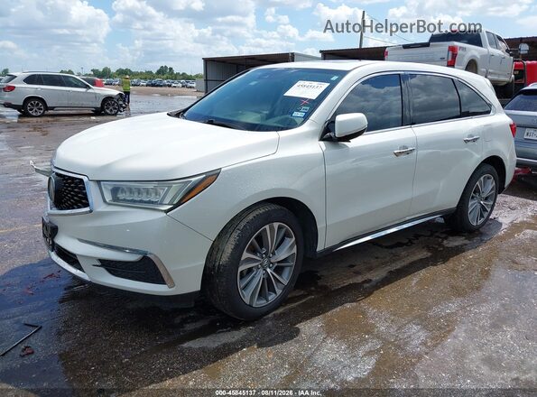5FRYD3H59HB010756 2017 ACURA MDX White Vista tres cuartos delantera izquierda
