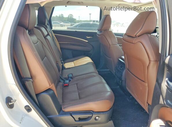 5FRYD3H91HB013394 2017 ACURA MDX White Вид задньої частини салону