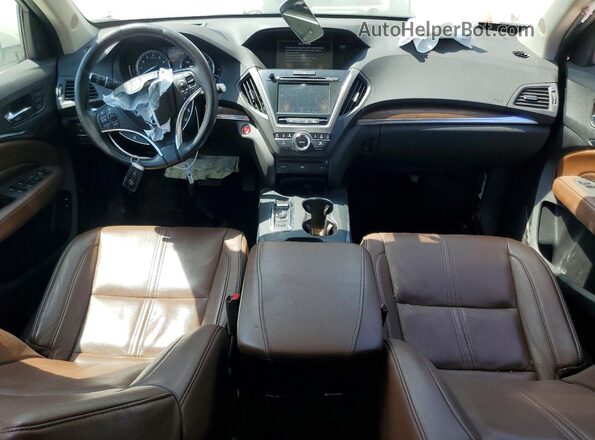 5FRYD3H91HB013394 2017 ACURA MDX White Вид панелі приладів