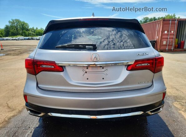 5FRYD4H32HB010408 2017 ACURA MDX Silver უკანა ხედი