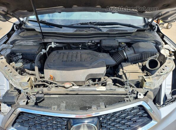 5FRYD4H32HB010408 2017 ACURA MDX Silver ძრავის განყოფილების ხედი