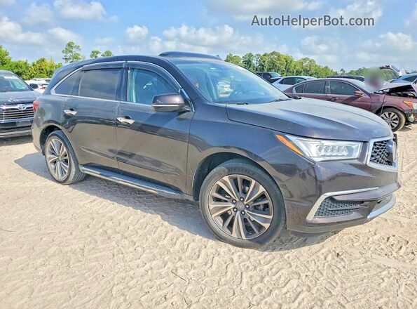 5FRYD4H50HB040296 2017 ACURA MDX Brown Передня права чверть