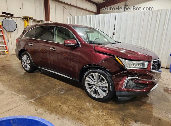 5FRYD4H51HB041019 2017 ACURA MDX Бордовый Передняя правая четверть